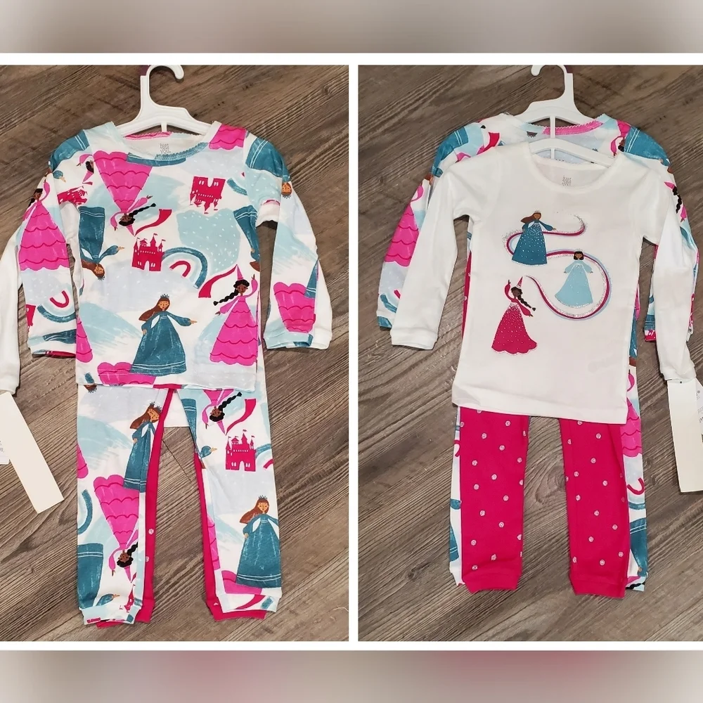 Carter Princess Long Sleeve Pajama 2 Pack  Size 2T